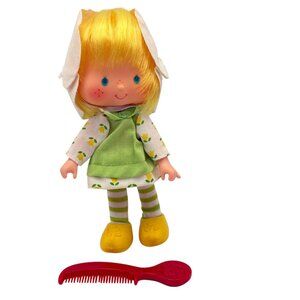 Vintage Strawberry Shortcake Mint Tulip Doll W/ Comb 1980s